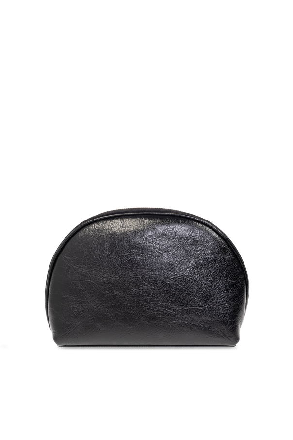 Balenciaga hot sale leather clutch